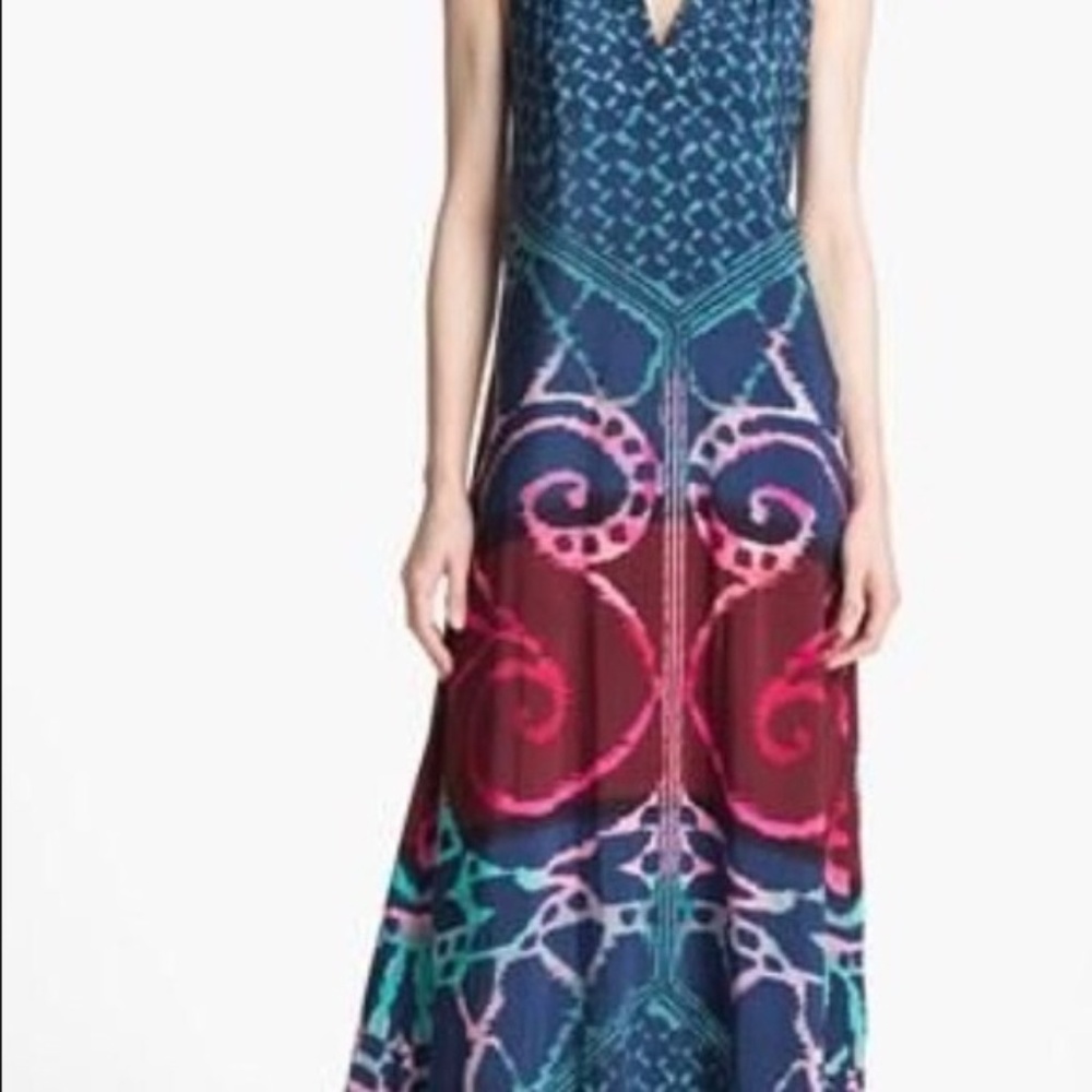 Donna Morgan Boho Printed Maxi Dress
